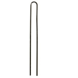 Pinces à chignon droites noires 75mm - boite de 150