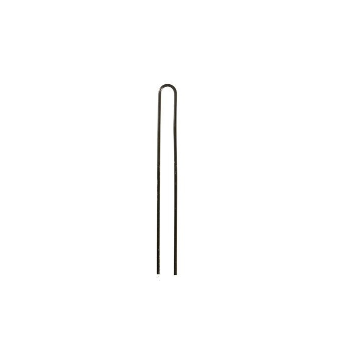 75mm black straight bun pins - 150 box