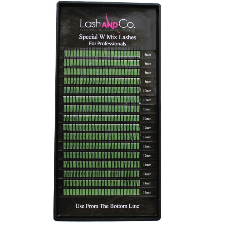 Lash extension - Russian volume - Box of 400 bouquets