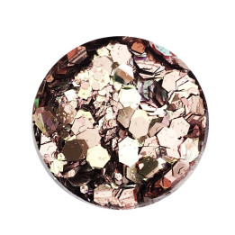 Copos hexagonales de cobre