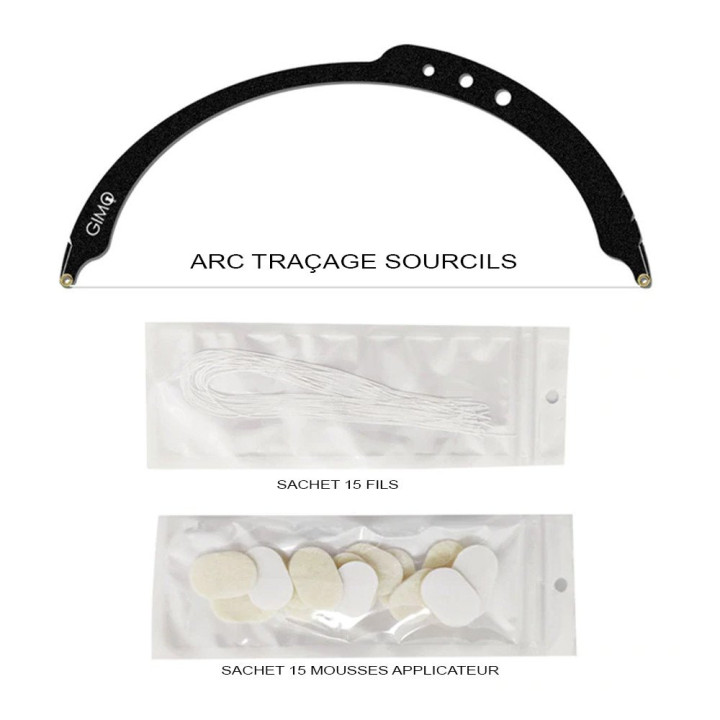 Eyebrow tracing arch