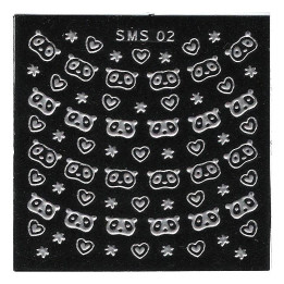 Stickers argenté : effet métal chic pour sublimer vos ongles