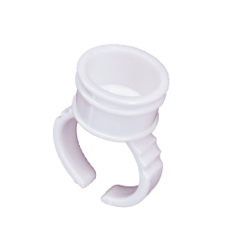 Bague colle extensions de cils ronde simple