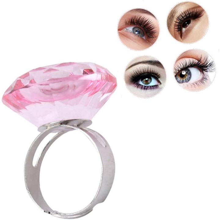 Ring Crystal Pink Lash Extensions
