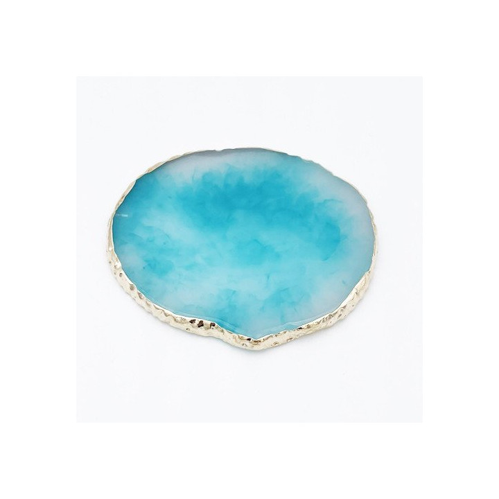 Palette nail art bleue
