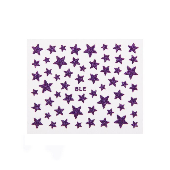 Stickers étoile violet