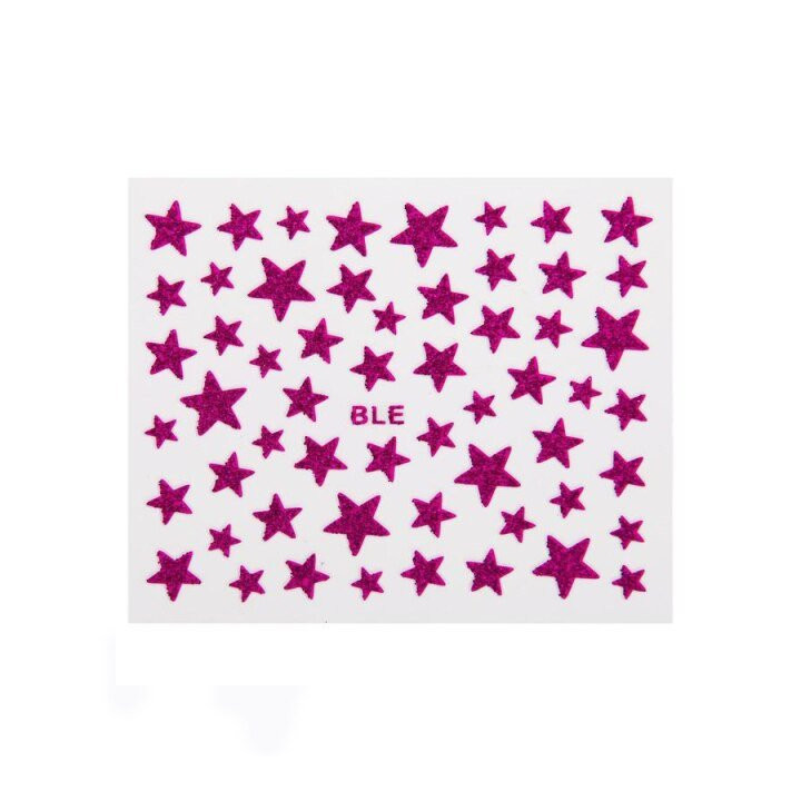 Stickers étoile rose
