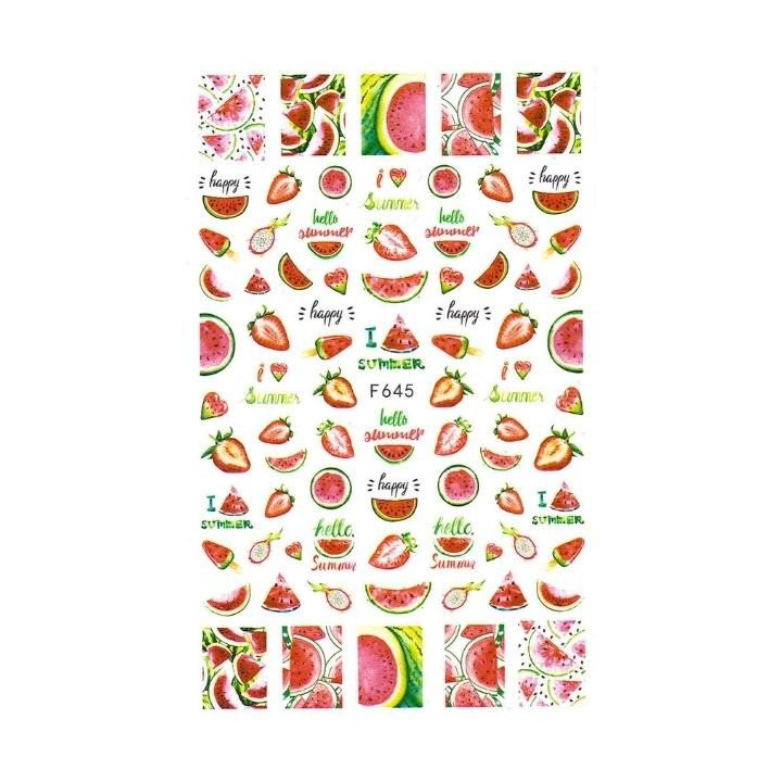 Stickers F645 Pastèque Fraise