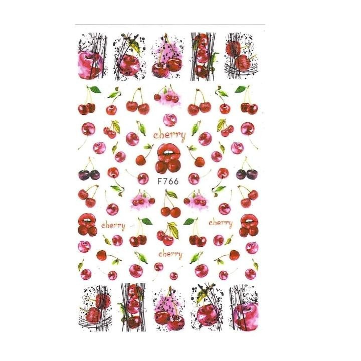 Stickers F766 Cerises