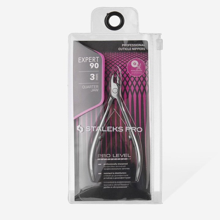 Pince à cuticules Staleks PRO EXPERT 90 3mm