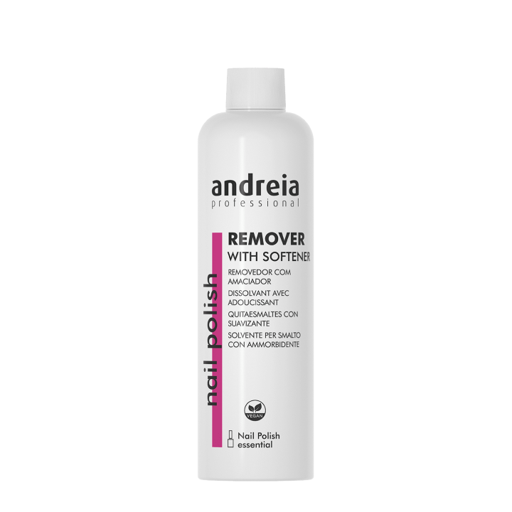 Remova seu verniz com o solvente com suavização Andreia