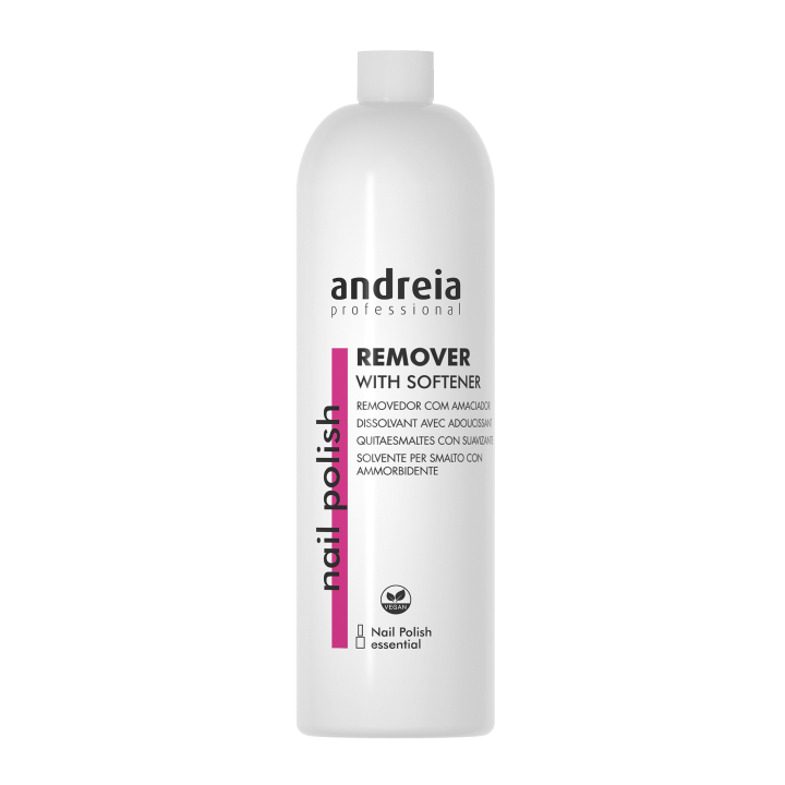 Quita el esmalte de uñas con el quitaesmalte con suavizante Andreia