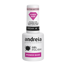 Power Base Glitter Soft Pink Andreia Professional - Vegan