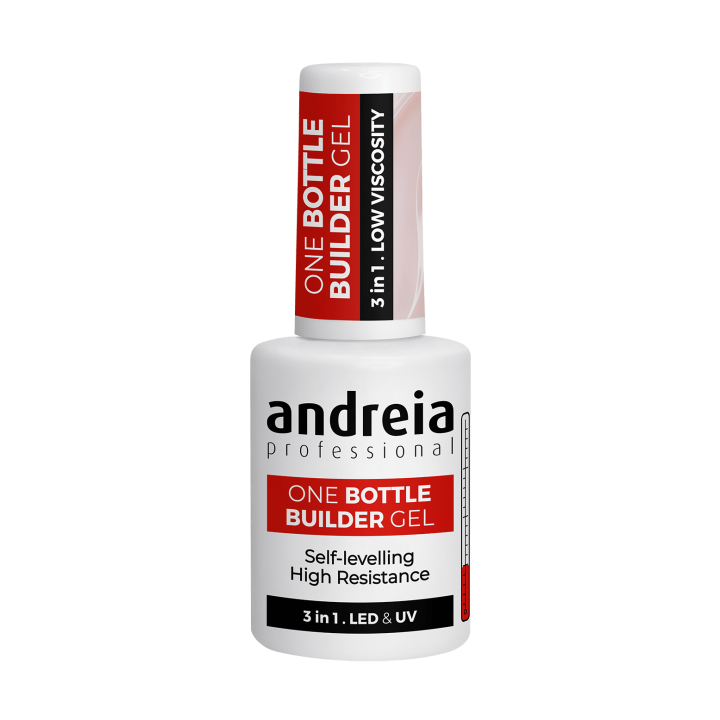 Un bote de gel constructor 3 en 1 Cover Nude autonivelante Andreia Profesional - Vegano