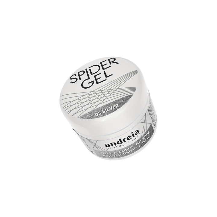 Spider Gel Ultra Flexible Andreia - Vegan 03 Silver