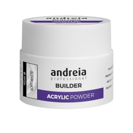 Poudre acrylique Soft White 35g Andreia Professionnel - Vegan