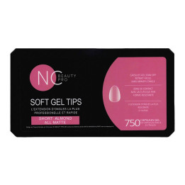 Capsules américaines All Matt SOFT GEL TIPS short Almond