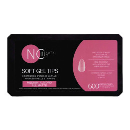 American capsules All Matt SOFT GEL TIPS medium Almond