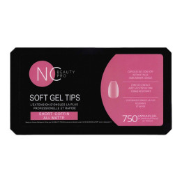 Capsules américaines All Matt SOFT GEL TIPS short Coffin