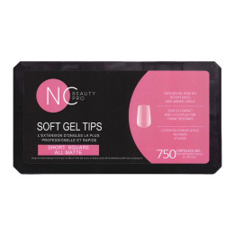 American capsules All Matt SOFT GEL TIPS short Square