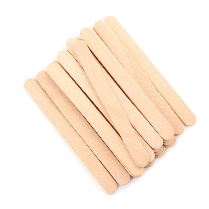 Spatules épilation en bois jetables 18cm x 100 - PERRON RIGOT