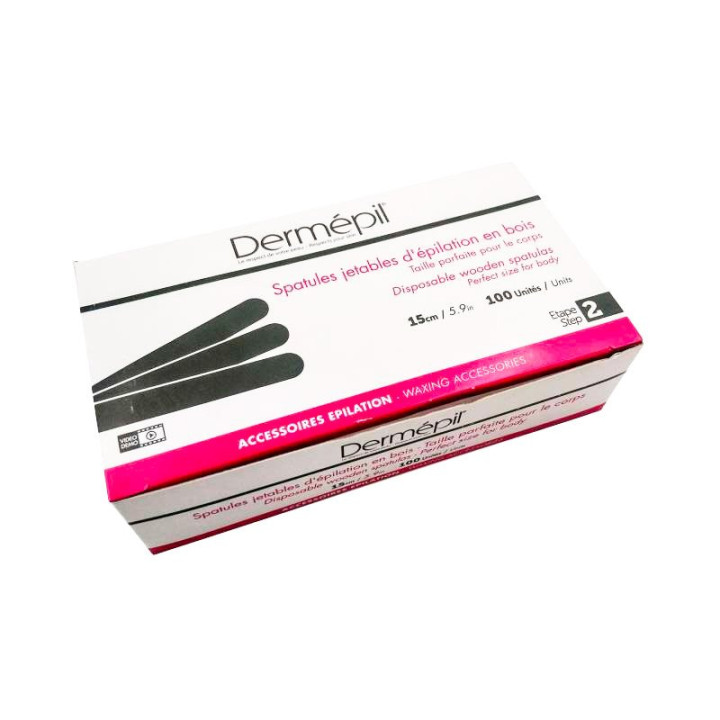 Spatules jetables d'épilation DERMEPIL x 10