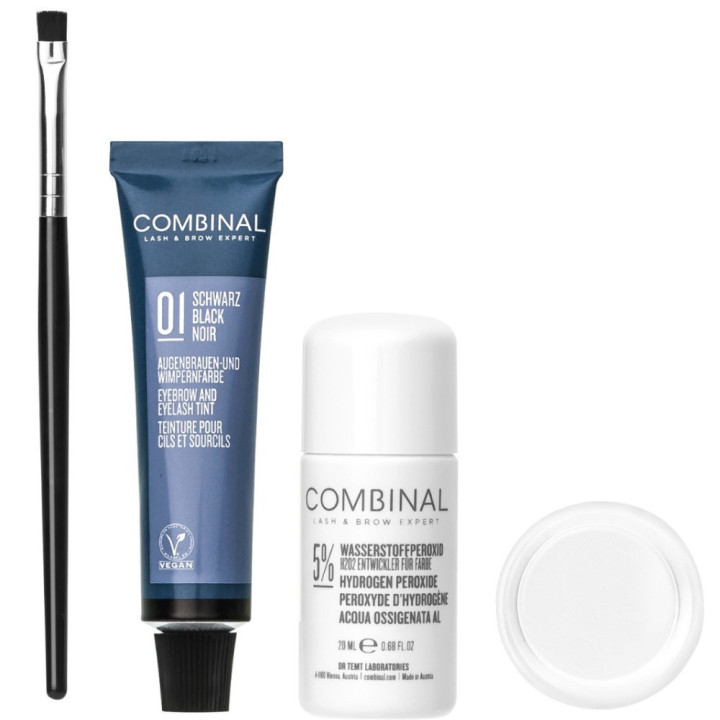 Eyelash / eyebrow tinting kit Combinal Black