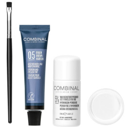 Eyelash / eyebrow tinting kit Combinal Brown