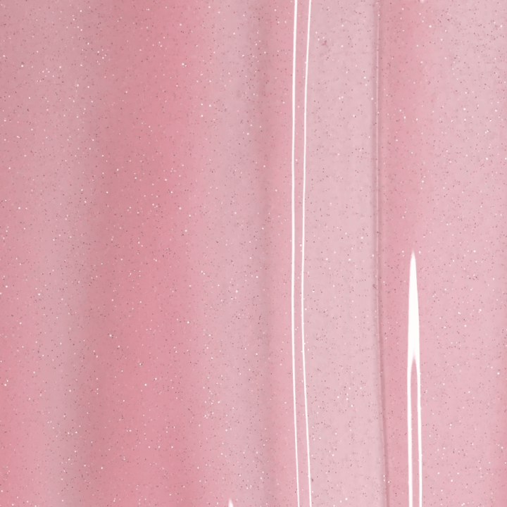 Un bote de gel constructor 3 en 1 Glitter Pink auto nivelante Andreia Profesional - Vegano