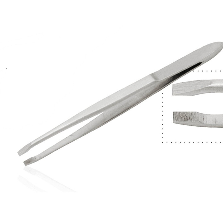 Pinza Recta de Acero Inox: Precisión en la Depilación | NC Beauty Pro