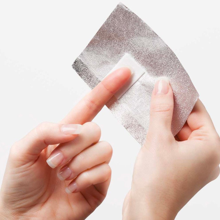 Papillotes retrait vernis permanent Xanitalia x 100