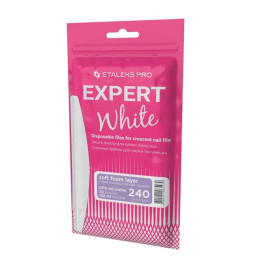 30 Recargas Desechables de Lima de Espuma para Base Trapezoidal Staleks Expert White grano 240