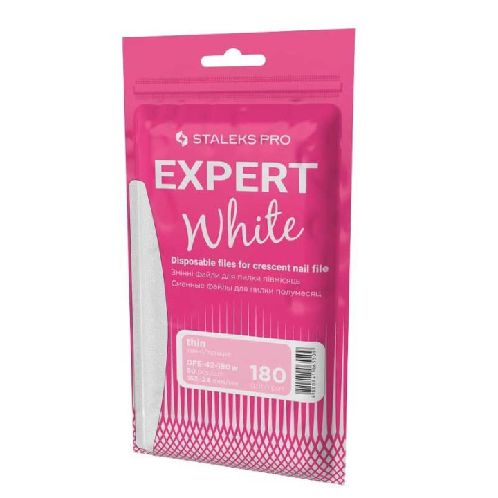 50 Recambios Blancos Staleks para Lima Trapecio: Manicura Pro | NC Beauty Pro