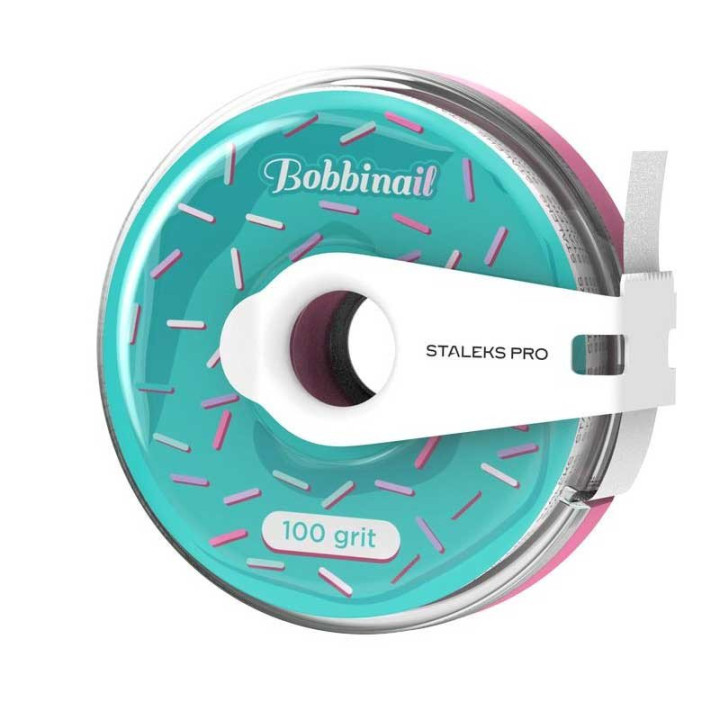 Lime ruban jetable blanche Bobbinail Staleks Pro Donut grain 100