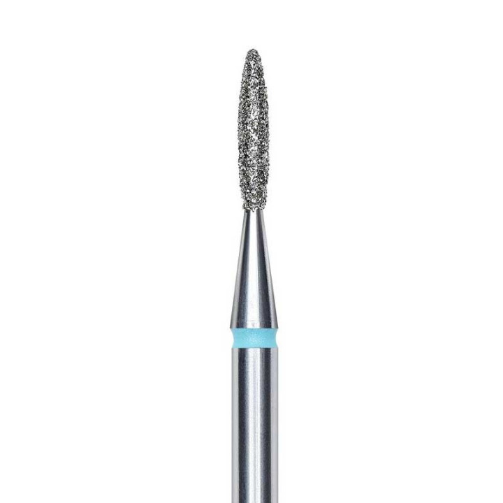 Embout Diamant Pointu Flamme Staleks Pro Bleu - 1,6mm - 8mm