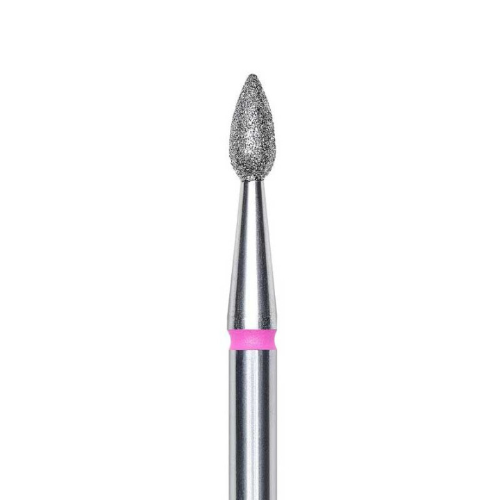 Embout Diamant Goutte Staleks Pro Rouge - 2,3mm - 5mm