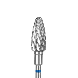 Arrotondato cono carburo trapano per unghie bit blu Staleks FT90B050/13