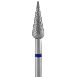 Perforación de uñas de cono de diamante Staleks Pro azul - Para manicura profesional