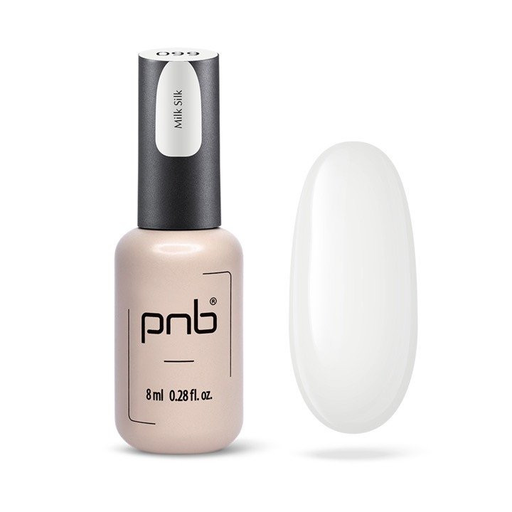 Gel nail polish PNB Milk Silk 099 8ml