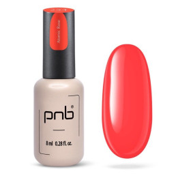 Esmalte de uñas semipermanente Atomic Rose de PNB - Coral brillante