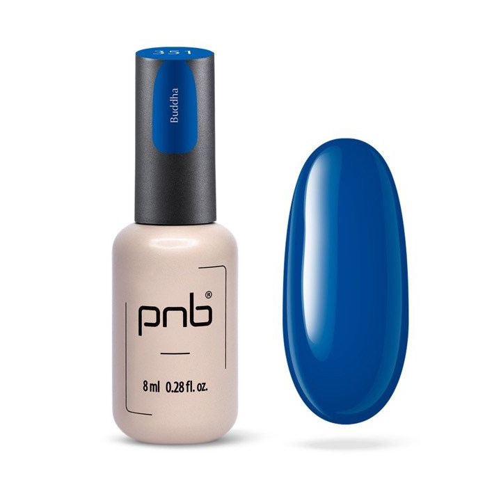 Verniz semipermanente PNB Buddha Blue - O brilho da sabedoria para suas unhas