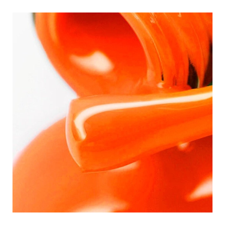 Verniz semipermanente PNB Smile - Laranja brilhante para unhas felizes!