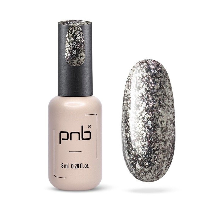PNB semipermanente Plata Negra: ¡Elegancia a tus uñas!