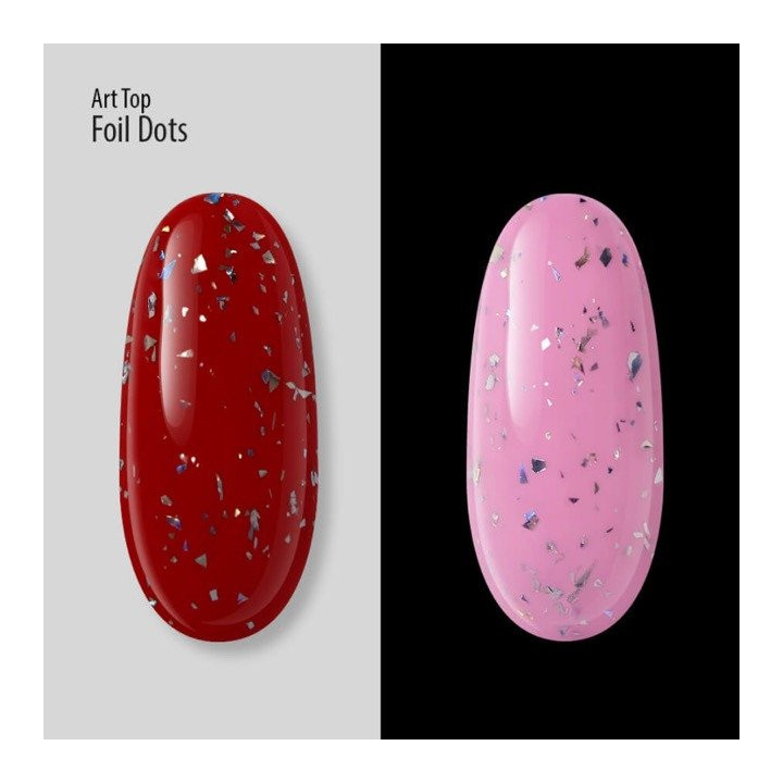 Vernis Semi-permanente PNB Art Top Foil Dots - Scint com elegância