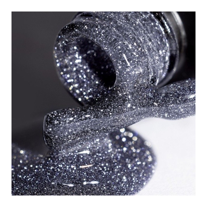 Gel nail polish PNB SHOCK EFFECT Crystal Gray 002 8ml