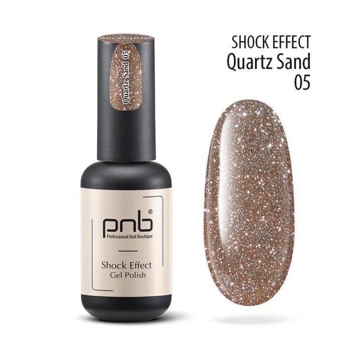 Smalto Semipermanente PNB Shock Effect Quartz Sand | NC Beauty Pro