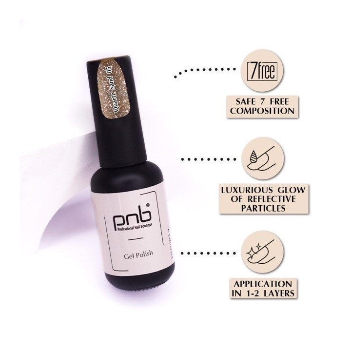 PNB Shock Effect UV-Lack Quartz Sand | NC Beauty Pro