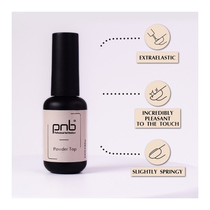 PNB Powder Top Varnish: Lussuoso Effetto Cashmere