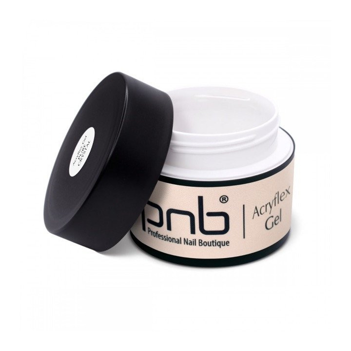 Acriflex PNB gel, Cristal puro - Base transparente para uñas sublimes.