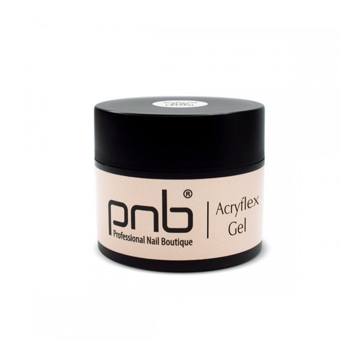Acriflex PNB gel, Cristal puro - Base transparente para uñas sublimes.